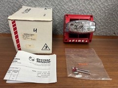 System Sensor MASS2415ADA Sounder Strobe 15cd 24vdc red wall; NOS Brand New