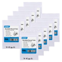 Dental Ortho Bondable Buccal Tubes 1st 2nd Molar Roth MBT 022 Non-Conv AZDENT