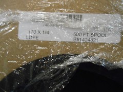 Pine Environmental LDPE Tubing .170” I.D. x 1/4” O.D., 500’ Roll (161-EW)