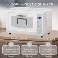 NIB 10L Nail Tools Sterilizer Cleaning Cabinet 160W 110V Beauty Spa Salon Barber