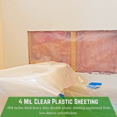 Poly Cover – 4 Mil Clear Plastic Sheeting