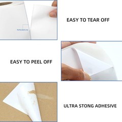 Fanfold & Roll 4″x6″ Direct Thermal Shipping Labels For Zebra Eltron and Rollo