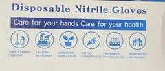 High Quality biodegradable Nitrite Gloves Size M-L-XL Box Of 100 Gloves