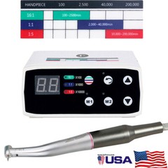 NSK Style Dental Brushless LED Electric Micro Motor/1:5 Fiber Optic Contra Angle