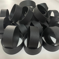 Rubber Bands Size#94 Black 35 Pieces Heavy Duty Tactical Elastic Bands Wide Stro