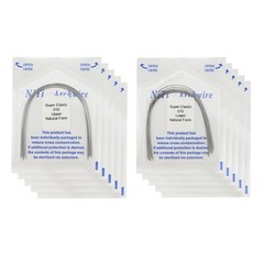 100PCS Dental Orthodontic Niti Arch Wire Natural Form Arches Round Rectangular