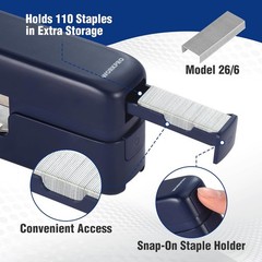 WORKPRO 2-in-1 Stapler with 2000 Staples & Staple Remover 40 Sheet Capacity USA