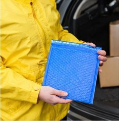 100 #0 6×10 Blue Poly Bubble Padded Envelopes Mailers Shipping Case 6″x10″