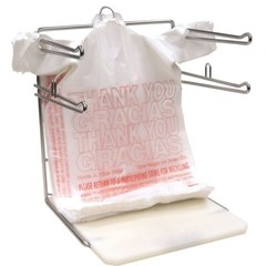 T Shirt Bags Plastic Grocery Shopping Carry Out Thank You Bag 11.5”x6.5”x22”