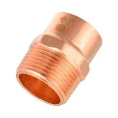 5 PCS EFIELD 1″ C x 1″ MNPT Copper Male Adapter Fittings, Lead Free