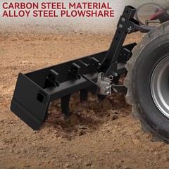 55″ Width Box Blade Tractor Attachment W/ 6 Scarifier Shank Cate 0 & Cat 1 Heavy