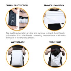 Any Size Poly Mailer Self Sealing Shipping Envelopes Mailing Bags Plastic 2.5Mil