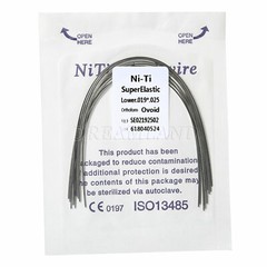 Dentales Ortodoncia Arcos de Súper Elásticos NITI Rectangular Alambres de Arco