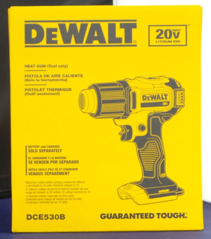 DEWALT DCE530B 20V MAX Cordless Heat Gun Tool Only BRAND NEW