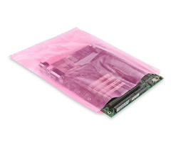 10x Anti-static 12″x 15″ Large Pink Poly Bags Open Ended Motherboard 2 mil ESD