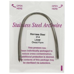 arcos de ortodoncia Orthodontic Arch Wire NiTi Stainless Steel Acero Inoxidable