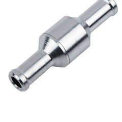 2x 8mm Inline One-way Non-return Check Valve Auminium Fuel Water Gas Air Vacuum
