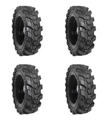 TNT 33X12-20 (12×16.5) Heavy Duty SSK08 -Pre-Mounted Solid Skid Steer Tires