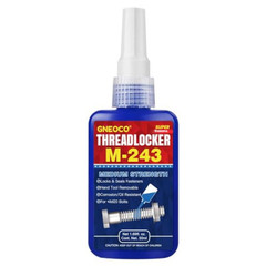 Threadlocker Blue, Thread Lock Medium Strength Lock Tight for Nuts, Bolts, Faste