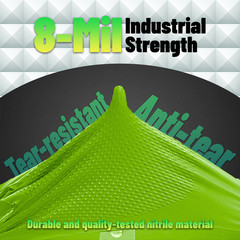 8 Mil Nitrile Gloves 100 Pack Heavy Duty Industrial Work Repair Latex Free Large