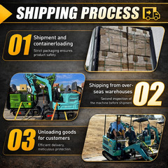 Compact stand-up tracked mini skid steer loader Runtong R420 Engine US in Stock