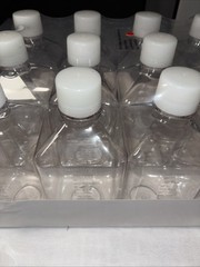 Thermo Scientific Nalgene PETG Square Media Bottle, 1000mL – 12 pack – Sterile