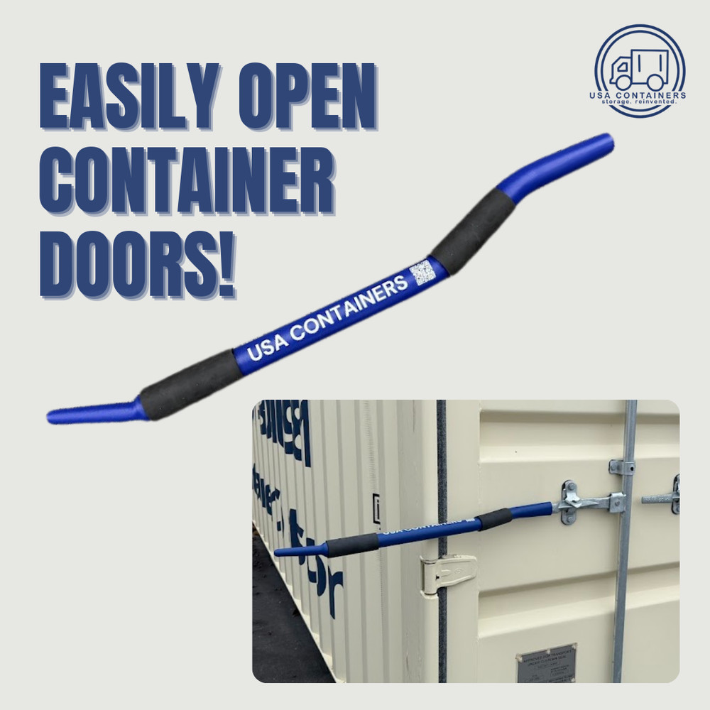 Easy-Open Leverage Bar for Shipping Container Doors And Trailer Straps