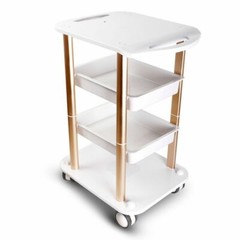 For Cavitation Beauty Machine Stand Rolling Cart ABS Aluminum Beauty SPA Trolley
