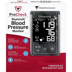ProCheck Bluetooth Blood Pressure Monitor, Black – Easy to Carry