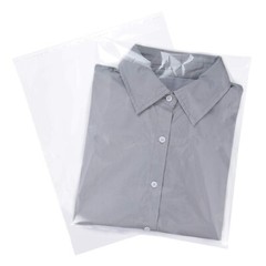 Clear Plastic Bags Resealable Self Seal Cello Bag Lip Tape Poly Apparel T-Shirt
