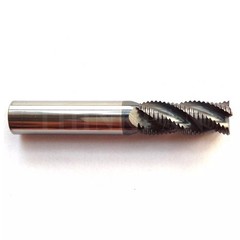 5Pcs 4 Flute Solid Carbide 1/2″ x 1-1/4″ x 3″ Roughing End Mills -ALCrSiN Coated