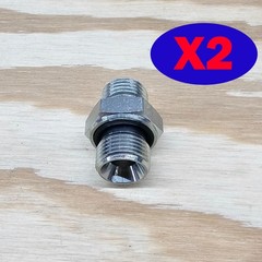 2X 3/8″ BSPP TO DIN L10 M16x1.5-MINI EXCAVATOR CHINESE DIGGER – 5002L-10-06 NEW