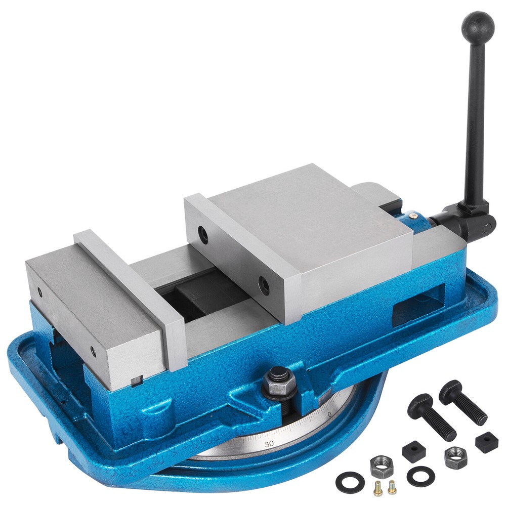 6″ Accu Lock Precision Vise w/ Lock Vice Milling Drilling Machine Bench Clamp