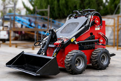 870kg Mini Skid Steer Loader MS380 23HP Dual Pump Wheeled Skid Steer Free Ship