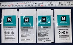 Dow Molykote 111 FDA O-Ring Lubricant for Espresso Machines 4 Single Use Packets