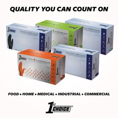 1st Choice 3 Mil Indigo Nitrile Exam Gloves Latex Free, Disposable Medical
