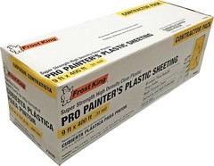 Painter’s Plastic Sheeting 9ft x 400ft with Dispenser – Heavy-Duty Drop Cloth