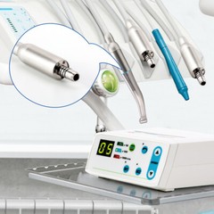 Micromotor LED eléctrico sin cepillo dental 2 hoyos/1:1/1:5/1:4.2 LED Mango