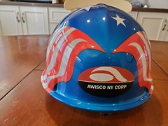 Jackson Products Type 1 Hard Hat With American Eagle Stars And Stripes. DATED 03