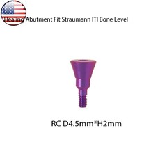US Healing Cap Abutment RC NC Analog Cover Screw Titanium Fits Straumann ITI BLT
