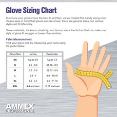 AMMEX Indigo Nitrile Disposable Exam/Medical Gloves 3 Mil Latex-Free, Box of 100