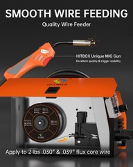 200A 110V/220V Gasless MIG Flux Core ARC/Lift TIG/MMA Welder &TIG Torch Home DIY