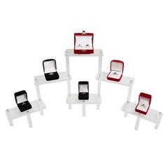 Clear Acrylic Multiplatform Display Stand – 6 Platform Tiered Riser