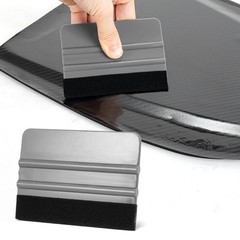 100 PCS Felt Squeegee for Vinyl – Flexible Plastic Squeegee with Fabric Felt …