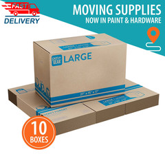 (10 Pack) Large Moving Boxes, 27L X 15W X 17H, Kraft
