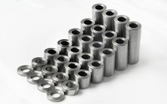 New Mild Steel Spacer Bushing 1″ OD x 1/2″ ID–Fits M12 or 1/2″ Bolts
