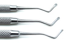 Dental Spoon Excavator 17W, 18W, 19W Restorative Composite Instruments Set of 3