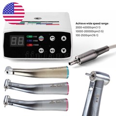 Dental Electric Motor LED Handpiece 1:5 1:1 Brushless Yabangbang