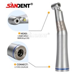 Dental 1:5 Electric Fiber Optic LED Contra Angle Handpiece High Speed 1:4.2 1:1