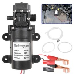 12V 5L/min Electric Fuel Transfer Pump Engine Oil Kerosene Car Tractor Truck US